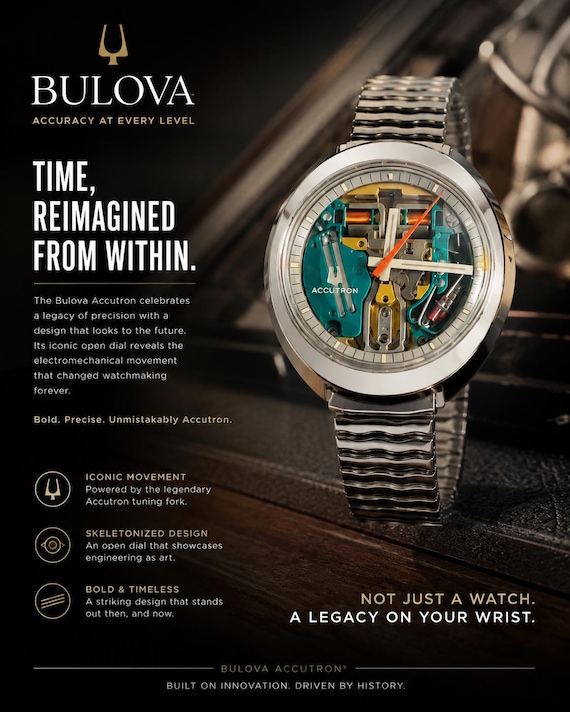 Bulova Accutron Spaceview Tuning Fork