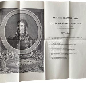 NAPOLÉON x14 Cartes Batailles Maréchal d'Empire MASSÉNA - 14 planches