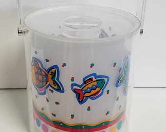 Seau à glace au poisson Nifty des années 90