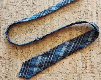 Ted Lapidus Paris Vintage Plaid Tie TWSVT-4