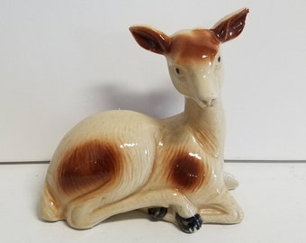 Sweet Ceramic Fawn - deer made in Brazil