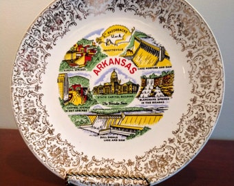 Beautiful Commemorative State of Kansas Plate (19D)