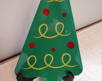 Adorable Christmas Tree Plate, Holiday