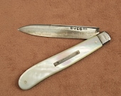 19th Century Fruit Knife with Mother of Pearl Handle
