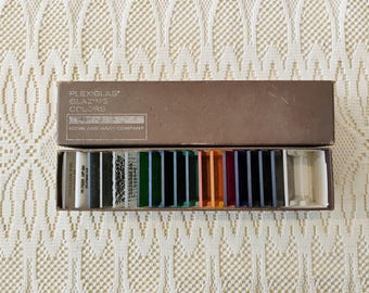 Rohm and Haas Company Plexiglass Glazing Colors Box Set B1.27