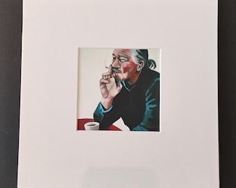 Smoking Man Print