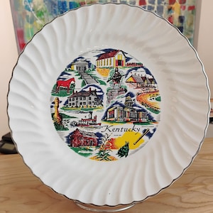 Kentucky Souvenir Plate W1.53