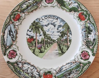 Florida Souvenir Plate W1.103