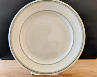 Vintage Green Striped McNicol China Plate TWSPL-3