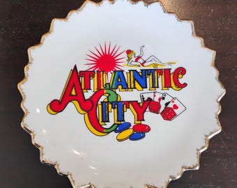 Atlantic City Souvenir Plate W1.172