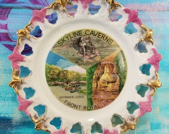 Skyline Caverns souvenir plate