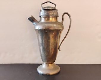 Crusty Silver Plated Cocktail Pitcher