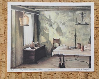 Delos J Barney Art Print of Interior Room