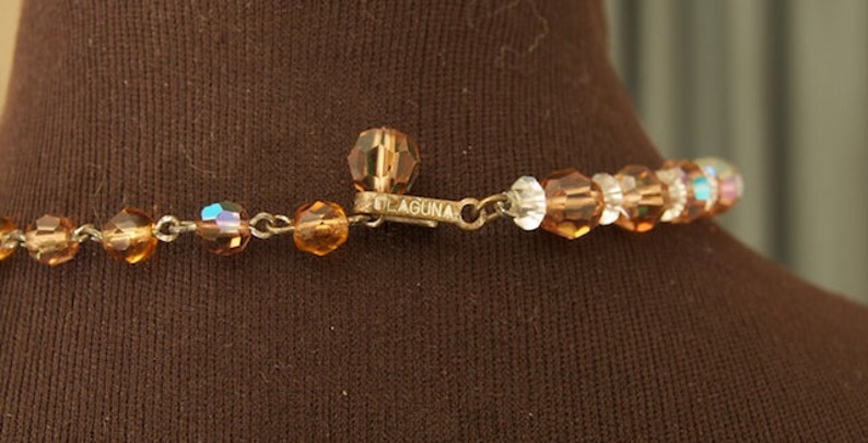 Beautiful Vintage Laguna Crystal Choker image 2