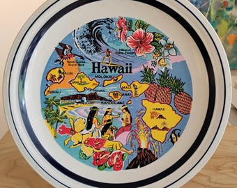 Hawaii Souvenir Plate W1.51