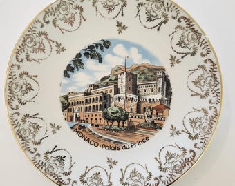 Monaco- Palais du Prince souvenir Plate W1.5