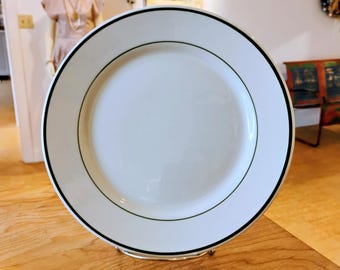 Vintage Green Striped Caribe Puerto Rico China Plate TWSPL-8