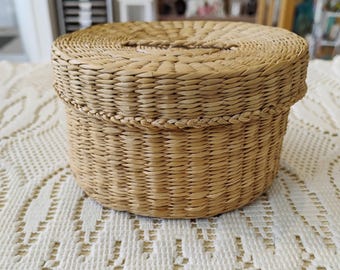 Sweetgrass Woven Trinket Basket B1.20