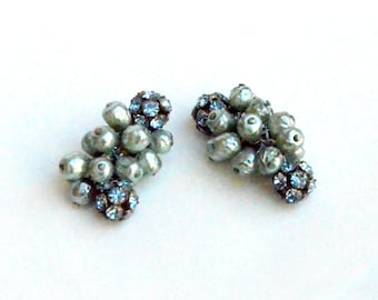 Bubbly Baroque style pearl Clip on Earrings