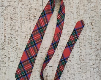 Stewart Royal Made in Scotland Wool Plaid Necktie TWSVT-40