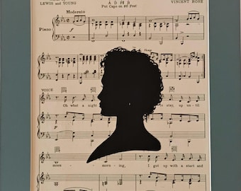 Lovely Little Silhouette by David Jenkins DBJ2342 original art