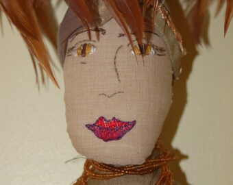 Wings - Art Doll by Theresa Wells Stifel