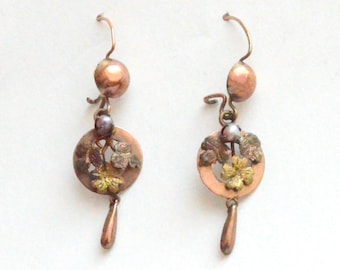 Dainty Floral Drop Earrings