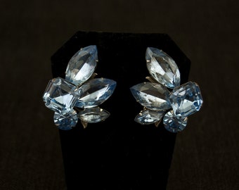 Fabulous Vintage Rhinestone Clip Earrings