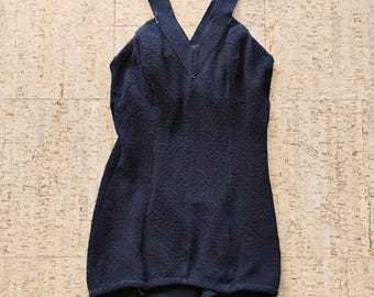 Antique Navy Wool Swimsuit SW-9