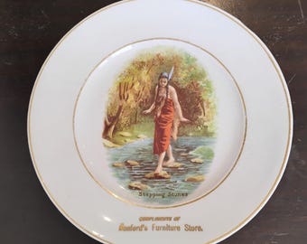 Benford's Furniture Store Stepping Stones Souvenir Plate W1.158