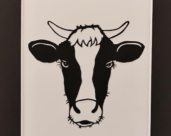 Moo Lady Silhouette by David Jenkins DBJ3844 original art