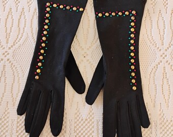 Max Mayer's Holiday Studded Ladies Gloves