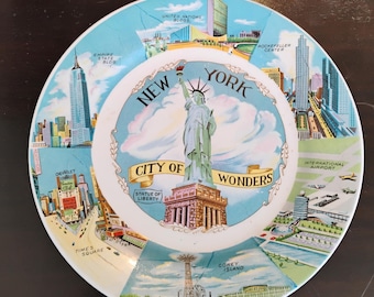 New York City of Wonders Vintage Souvenir Plate W1.160