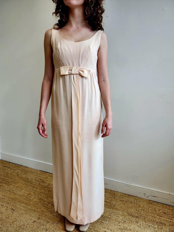 peach empire waist dress maxi by jr.theme New York DB2 Prom dress Farm rio superbloom tapestry Toledo Embrace romantic whimsy in Color:Black & Baby Pink | (sv2506)