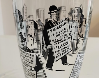 Vintage Sandwich Board Men Cocktail Shaker TWSBW-11