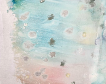 Blush -encaustic painting by TW Stifel