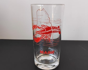 Maine Lobster Souvenir Glass SG.9