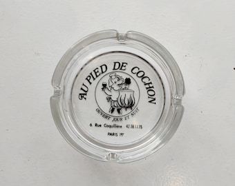 Au Pied De Cochon Vintage Ashtray