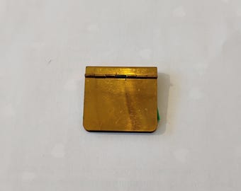 Vintage Brass Foldable Pocket Clothing Valet Brush