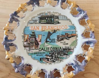 San Francisco California Souvenir Plate W1.94