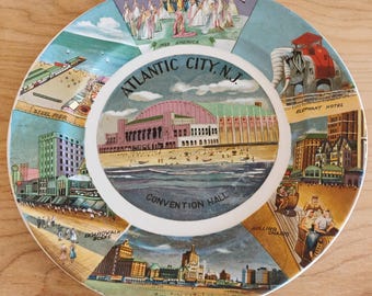 Atlantic City NJ Souvenir Plate W1.58