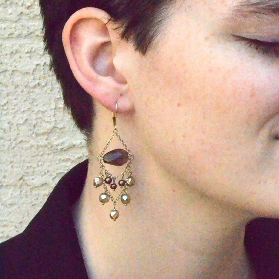 Artisan Dangly Earrings - image 4