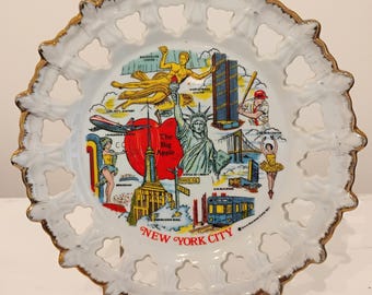New York City Souvenir Plate W1.30