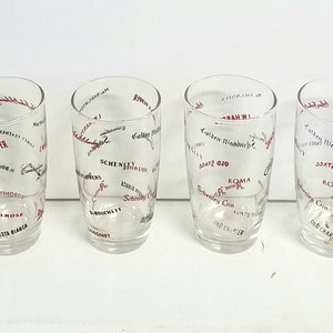 Retro Cool Schenley Bar Glasses Set of 4 image 6