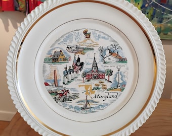 Maryland Souvenir Plate W1.67