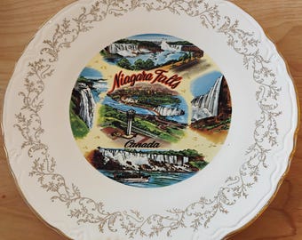 Niagara Falls Canada Souvenir Plate W1.92