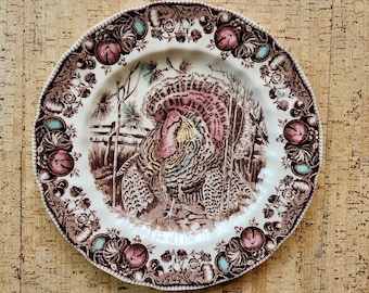 Johnson Brothers Classic Transferware 10 inch Turkey Plate