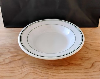 Homer Laughlin Best China Large Green Striped Vintage Bowl TWSLB-5