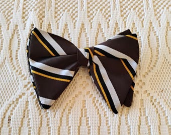 Large Vintage Striped Bow Tie TWSVT-36