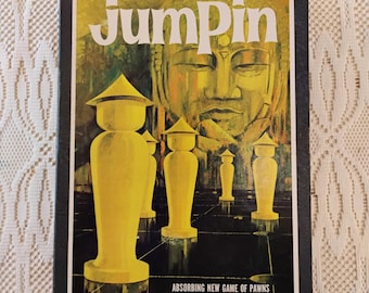 Vintage Jumpin Game of Pawns Board Game